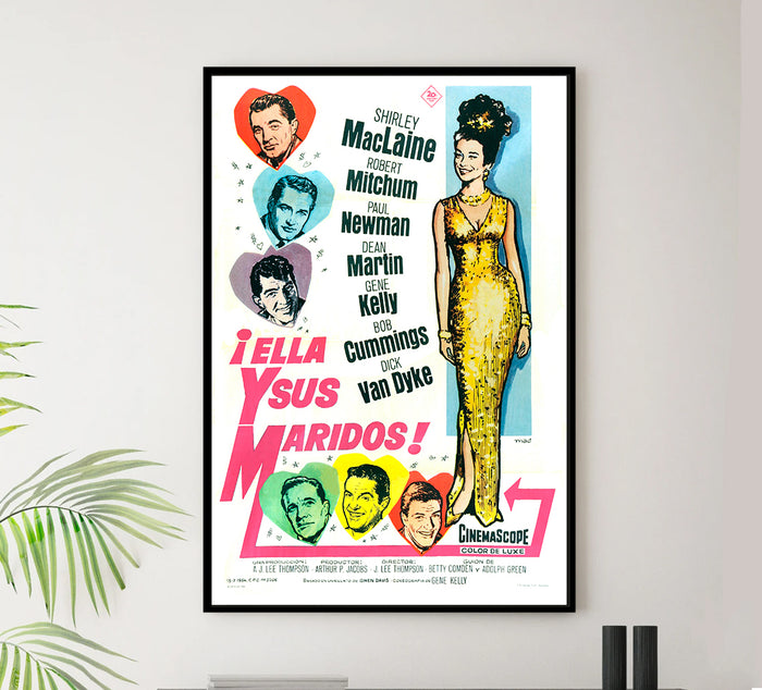 What a Way to Go! 1964 - Paul Newman - Spain - Classic Movie Poster