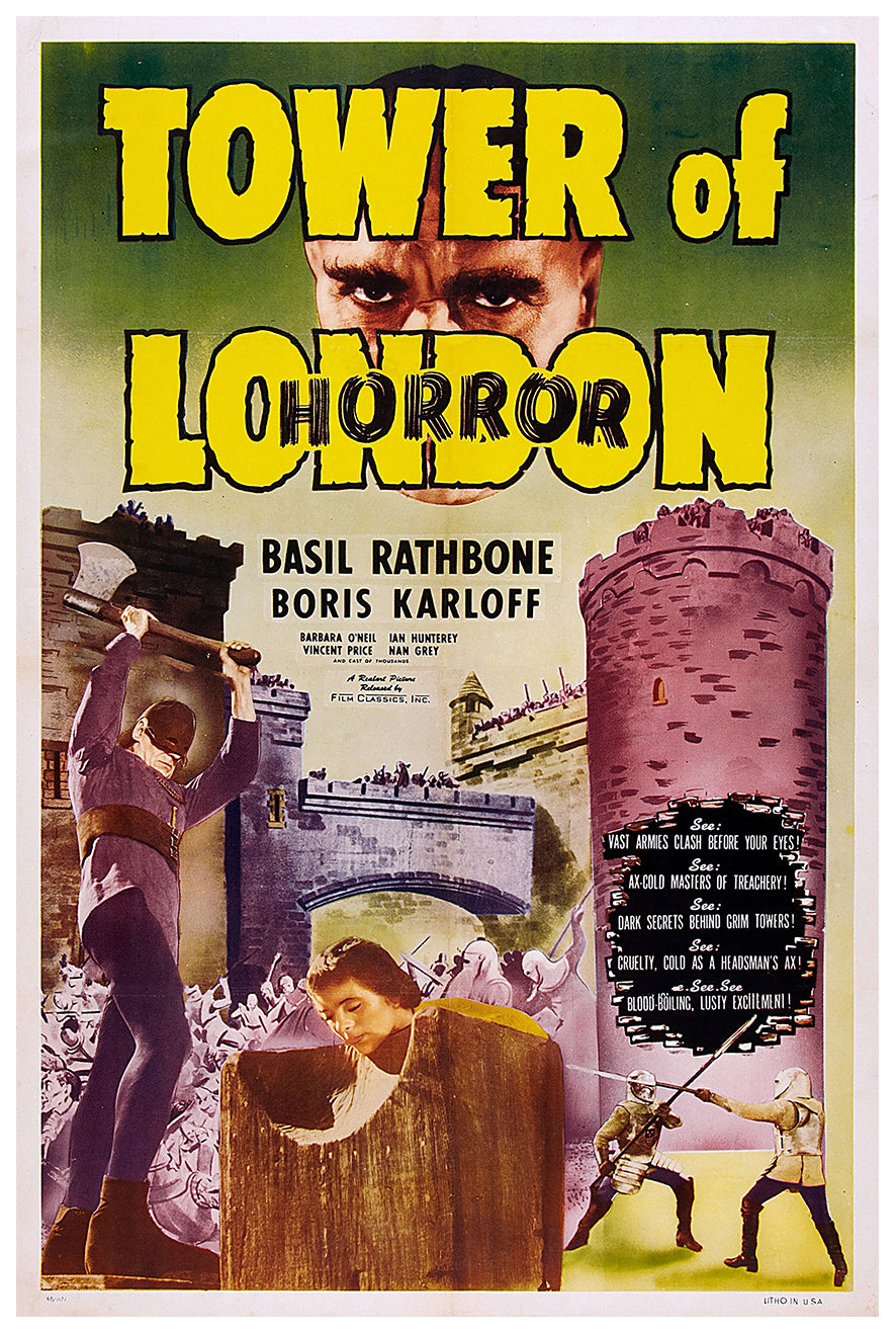 Tower of London 1939 - US - v4 - Classic Movie Poster