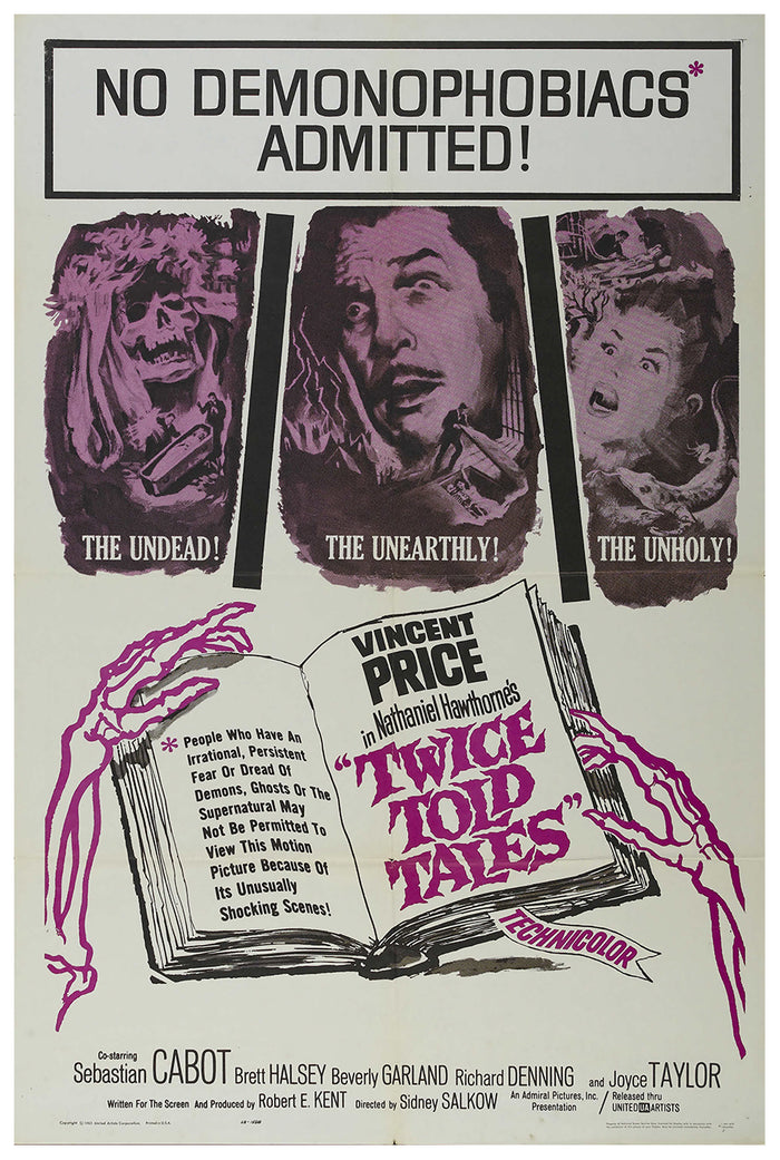Twice-Told Tales 1963 - US - v1 - Classic Movie Poster