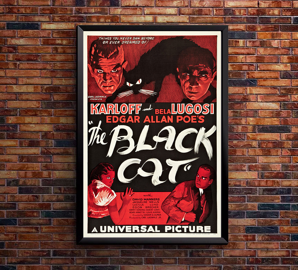 The Black Cat 1934 - US - v2 - Classic Movie Poster