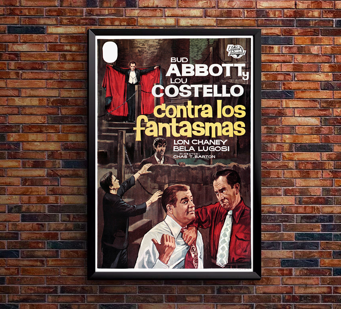 Bud Abbott Lou Costello Meet Frankenstein 1948 - Spain - v2 - Classic Movie Poster