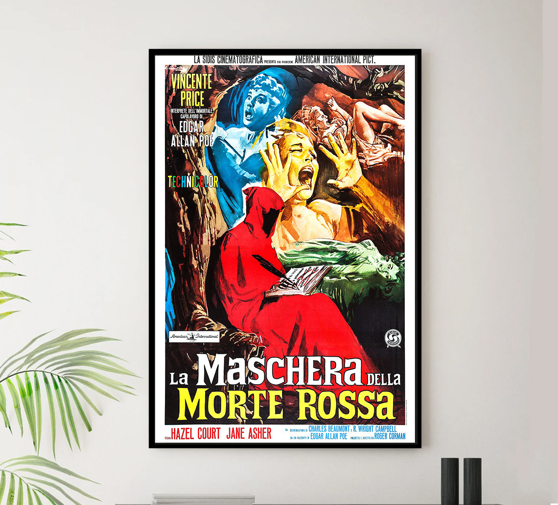 The Masque of the Red Death 1964 - Italy - v1 - Classic Movie Poster