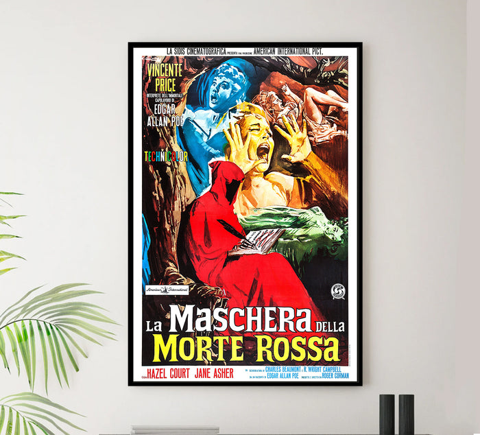 The Masque of the Red Death 1964 - Italy - v1 - Classic Movie Poster