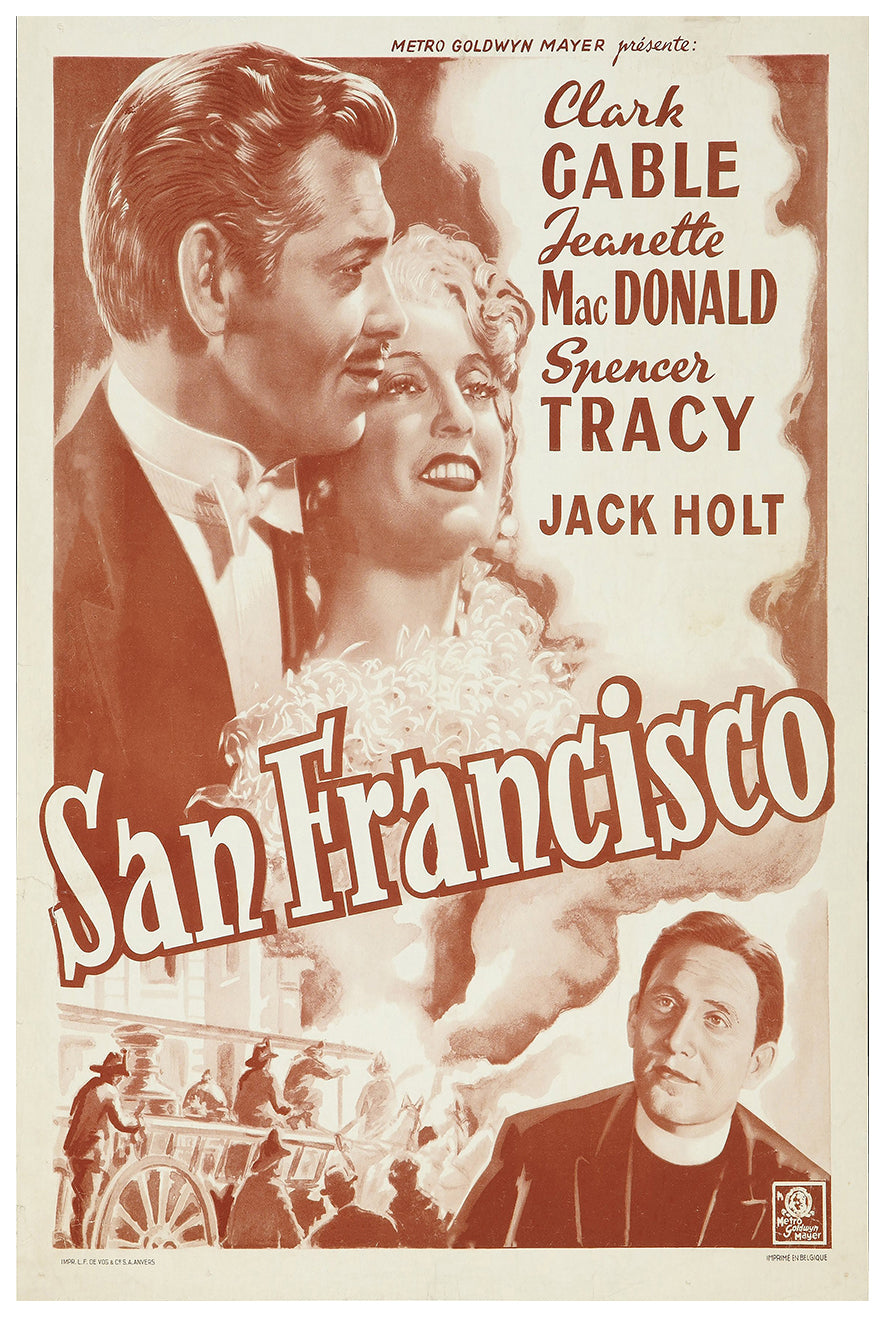 San Francisco 1936 - Belgium - v1 - Classic Movie Poster