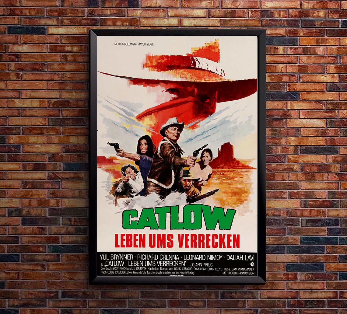 Catlow 1971 - Germany - v1 - Classsic Movie Poster