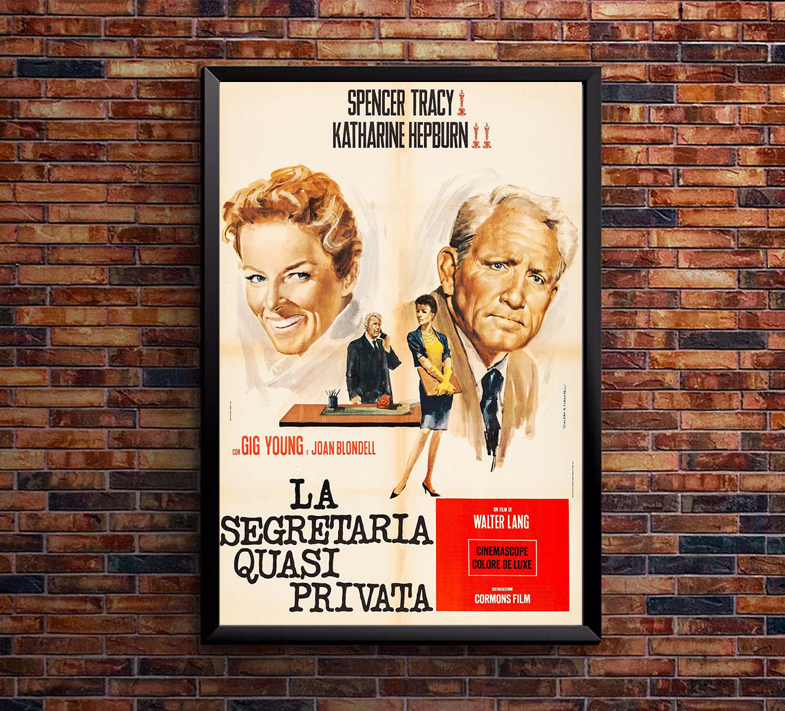 Desk Set 1957 - Italy - v2 - Classic Movie Poster