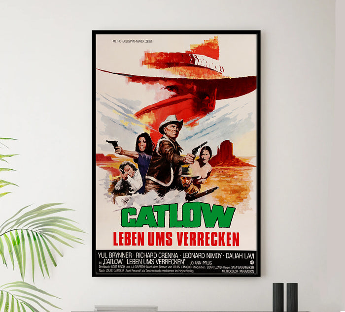 Catlow 1971 - Germany - v1 - Classsic Movie Poster