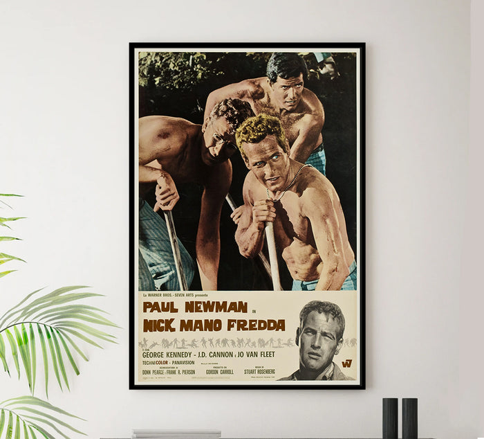 Cool Hand Luke 1967 - Paul Newman - Italy (2) - Classic Movie Poster