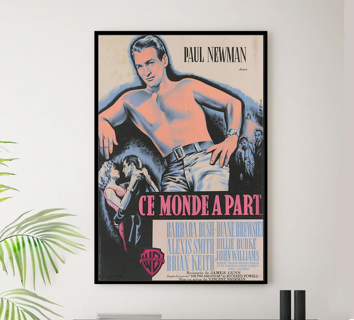 The Young Philadelphians 1959 - Paul Newman - France - Classic Movie Poster