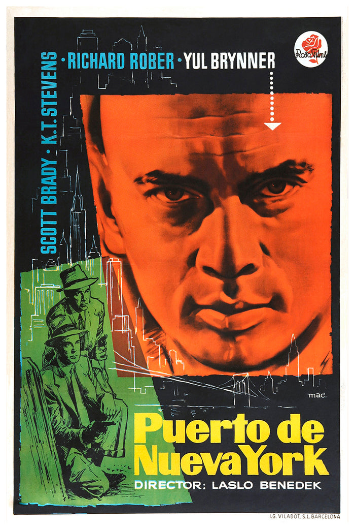 Port of New York 1949 - Spain - v1 - Classsic Movie Poster