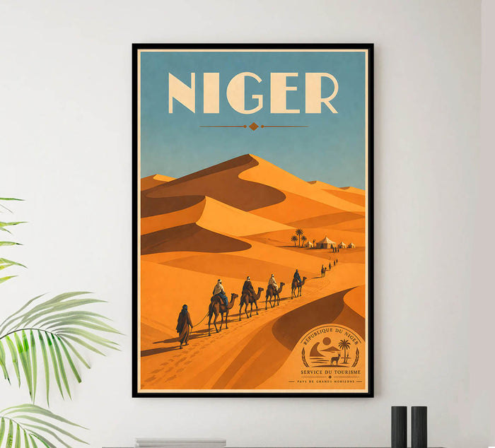 Niger - Tourism - v1 - Vintage Travel Poster