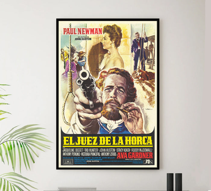 The Life and Times of Judge Roy Bean 1972 - Paul Newman - Spain - Classic Movie Poster