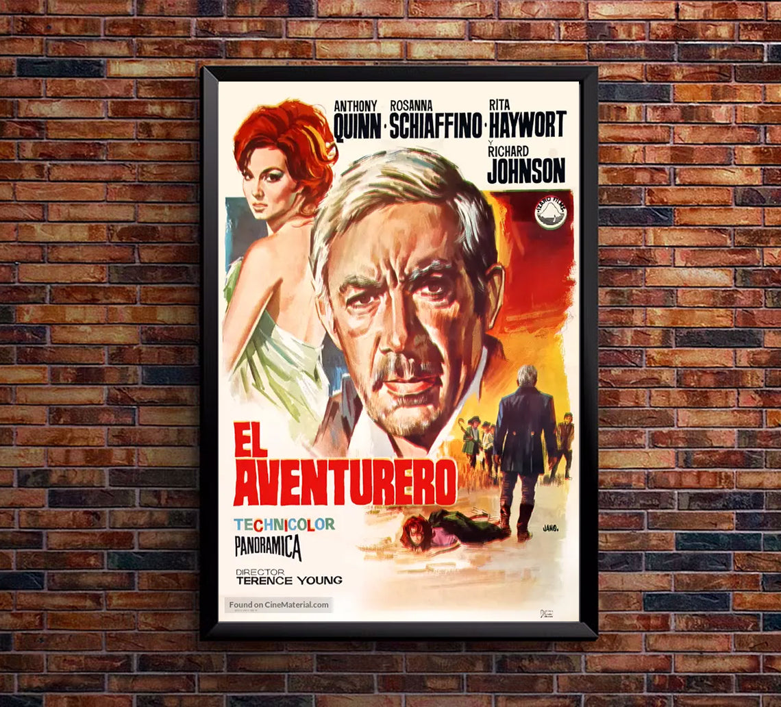 L'avventuriero 1967 - Rita Hayworth - Spain - Classic Movie Poster