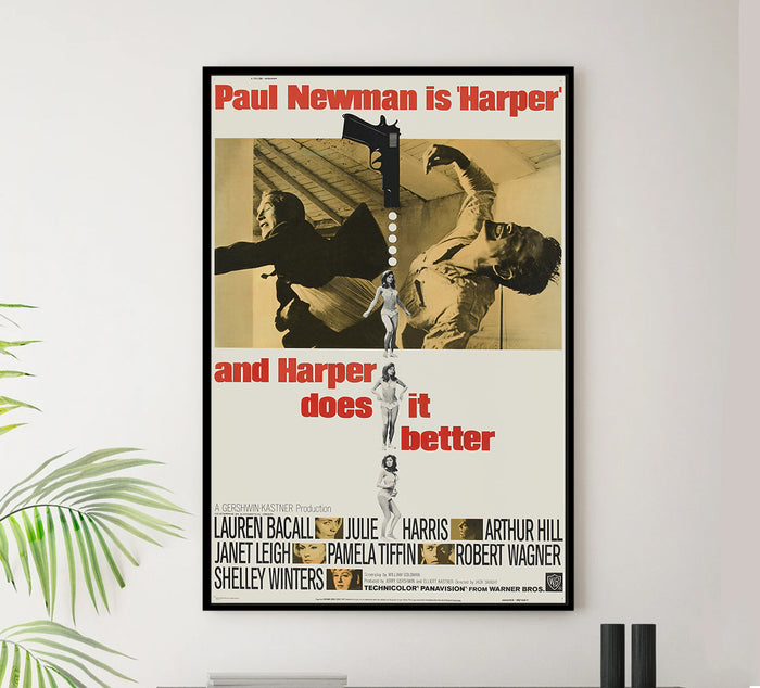 Harper 1966 - Paul Newman - US (2) - Classic Movie Poster