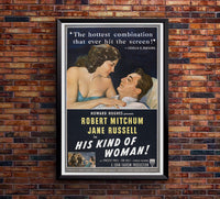 His Kind of Woman 1951 - US - v1 - Classic Movie Poster