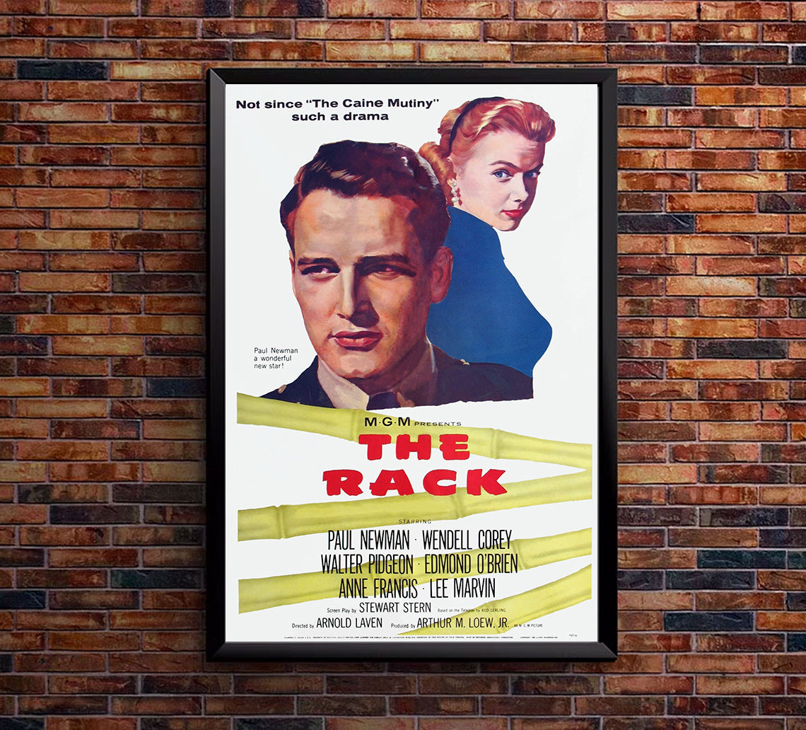 The Rack 1956 - Paul Newman - US - Classic Movie Poster