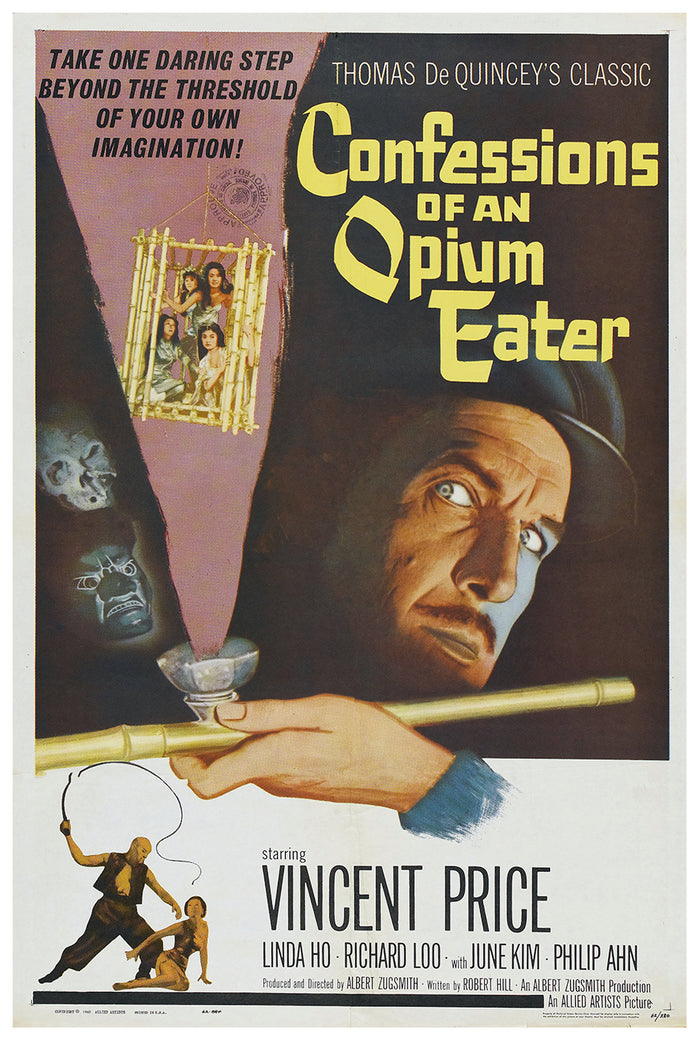 Confessions of an Opium Eater 1962 - US - v1 - Classic Movie Poster