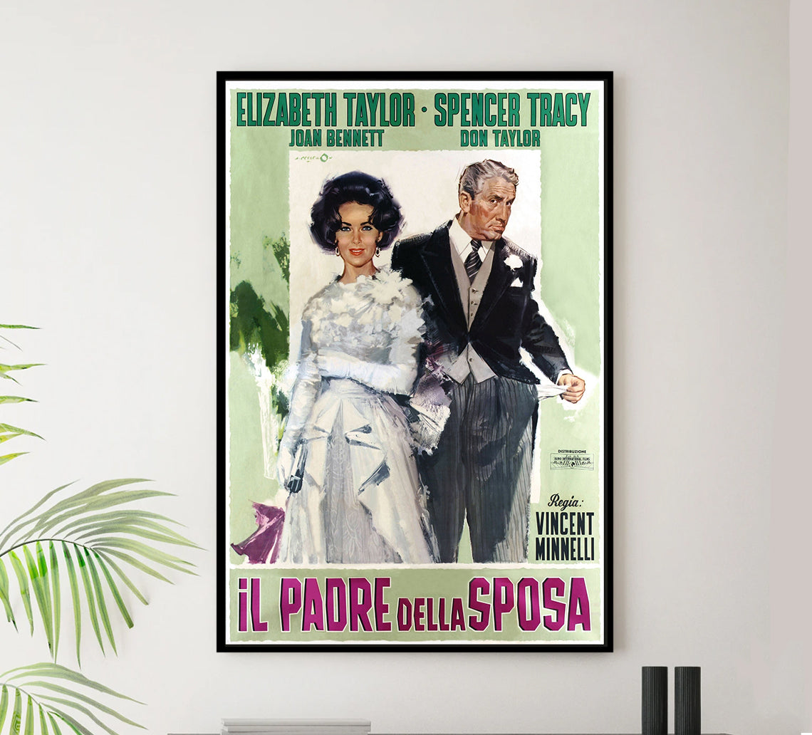 Father of the Bride 1950 - Italy - v1 - Classic Movie Poster