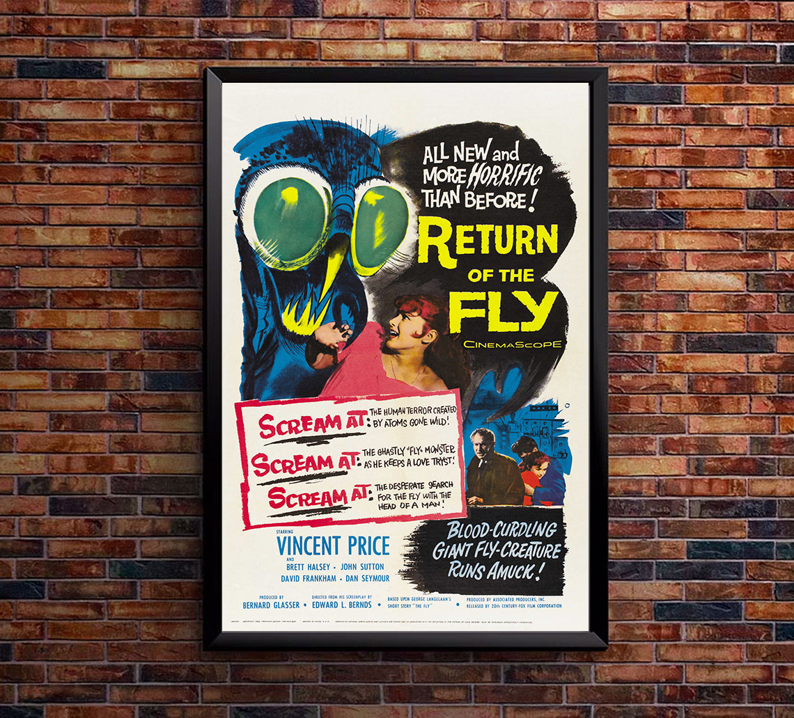 Return of the Fly 1959 - US - v1 - Classic Movie Poster