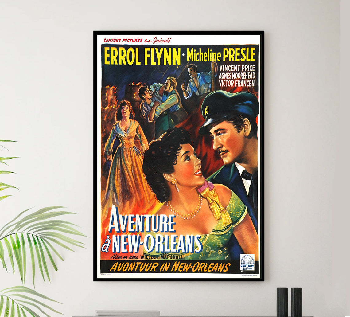 Adventures of Captain Fabian 1951 - Belgium - v1 - Classic Movie Poster