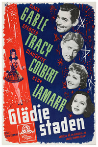 Boom Town 1940 - Sweden - v1 - Classic Movie Poster