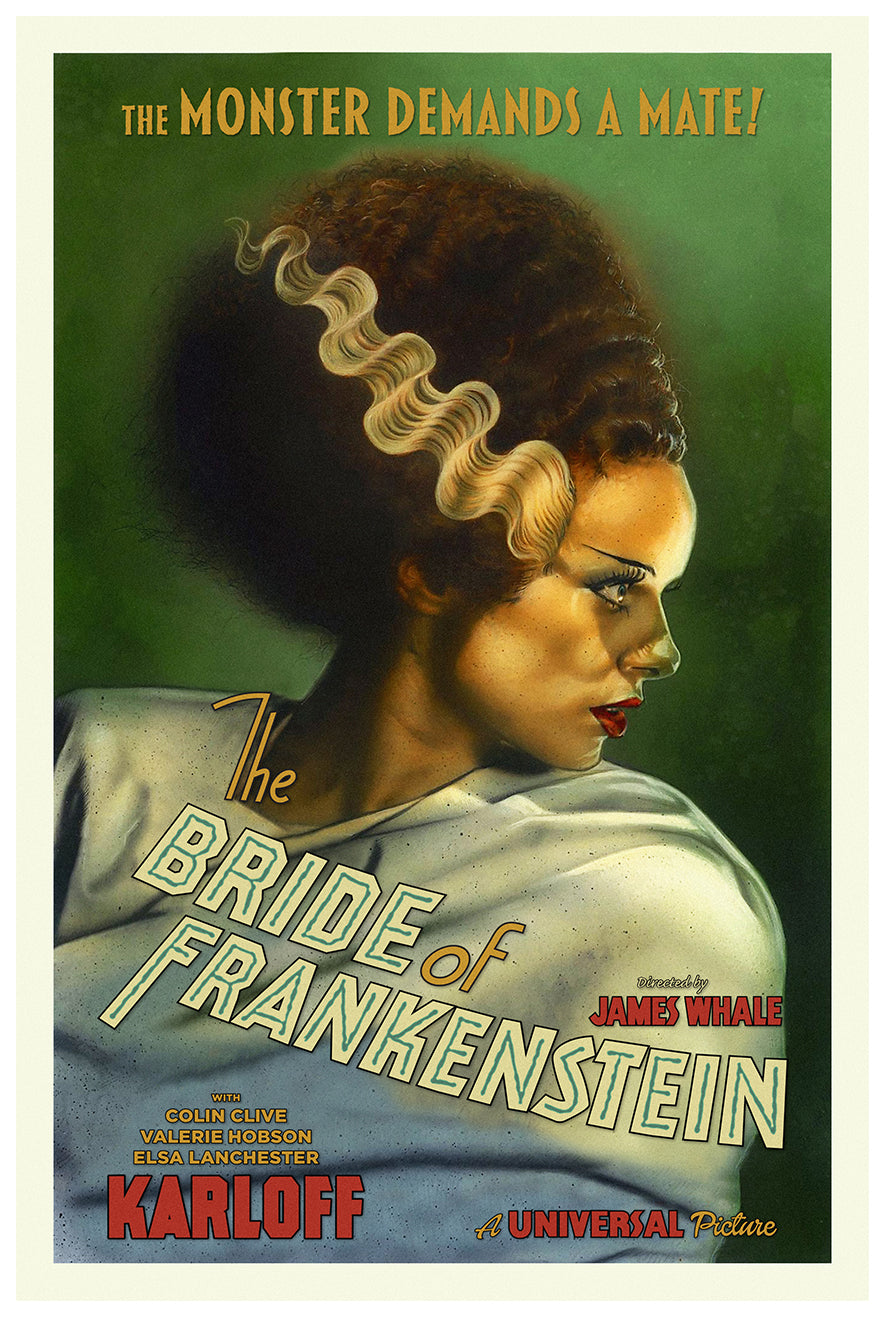 Bride of Frankenstein 1935 - US - v3 - Classic Movie Poster