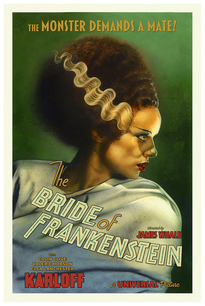 Bride of Frankenstein 1935 - US - v3 - Classic Movie Poster