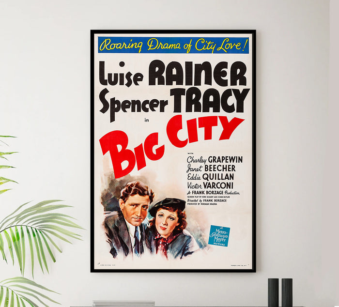 Big City 1937 - US - v3 - Classic Movie Poster