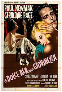 Sweet Bird of Youth 1962 - Paul Newman - Italy - Classic Movie Poster