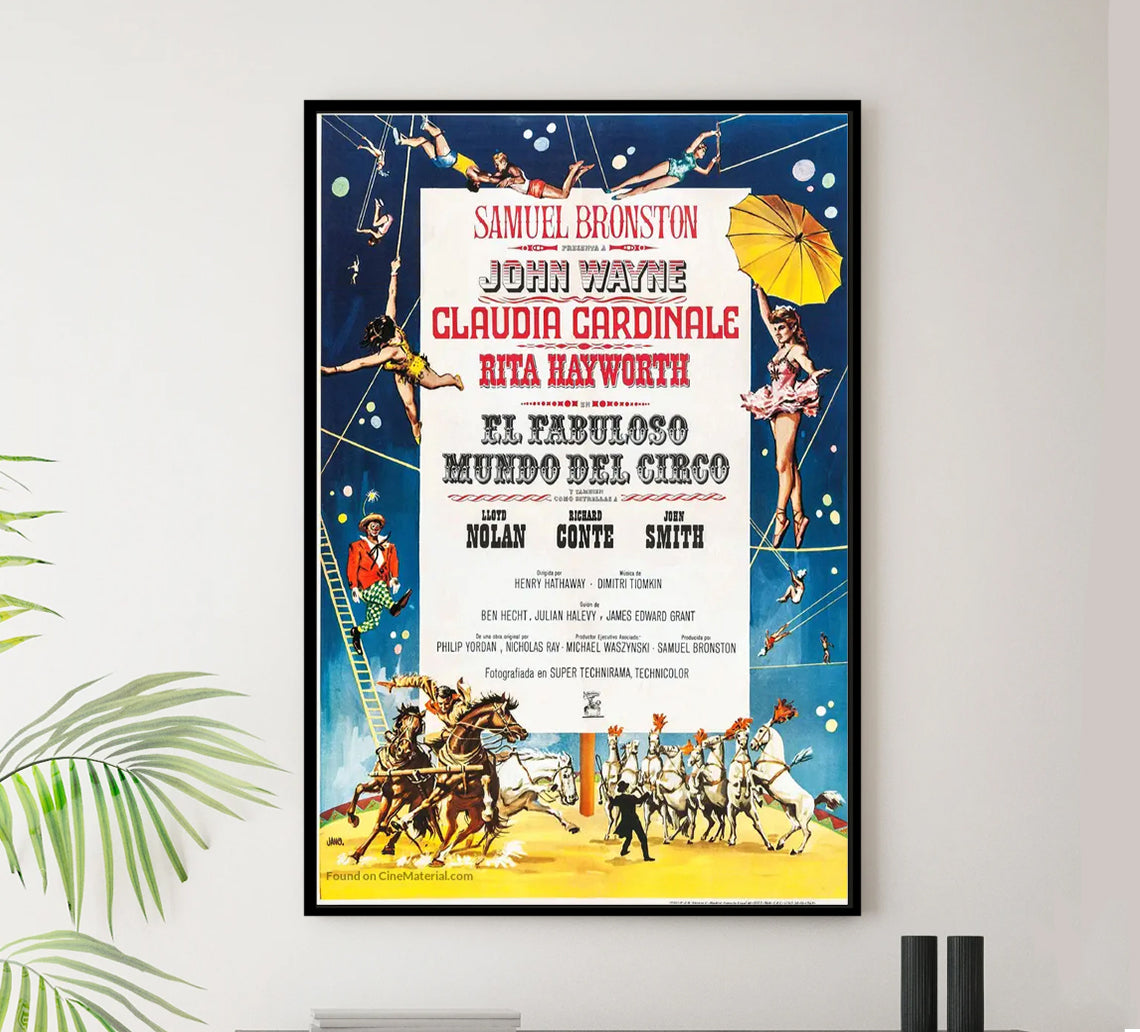 Circus World 1964 - Rita Hayworth - Spain - Classic Movie Poster