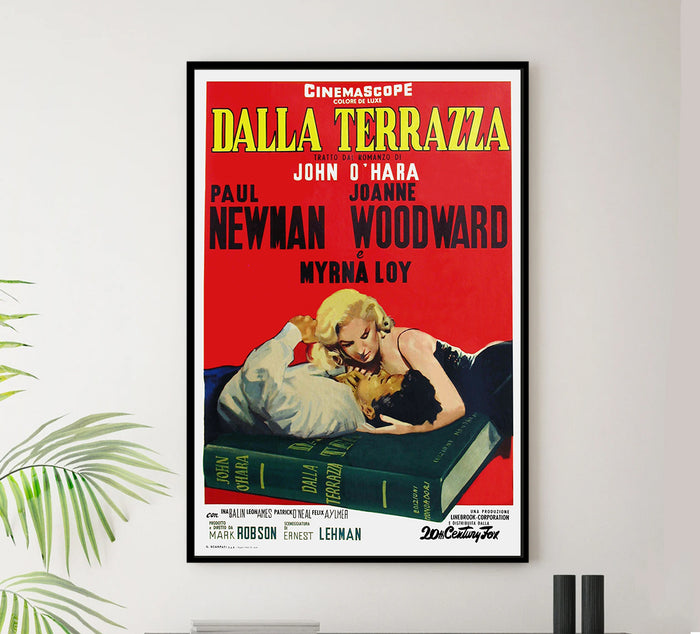 From the Terrace 1960 - Paul Newman - Italy - Classic Movie Poster