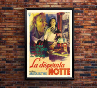 The Long Night 1947 - Italy - v1 - Classic Movie Poster