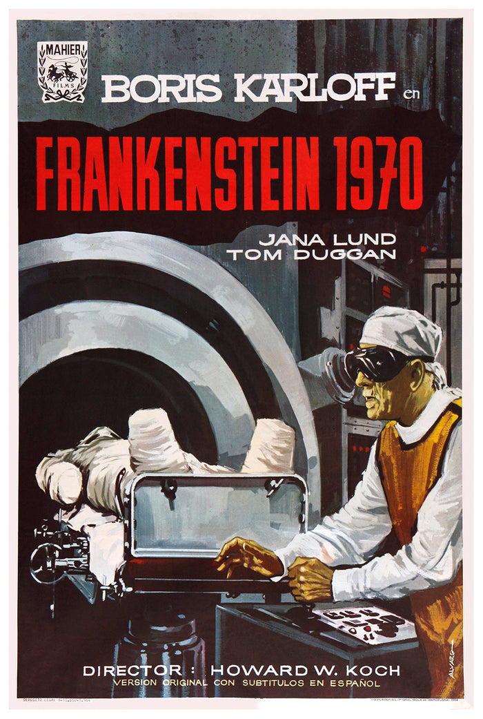 Frankenstein - 1970 1958 - Spain - v1 - Classic Movie Poster