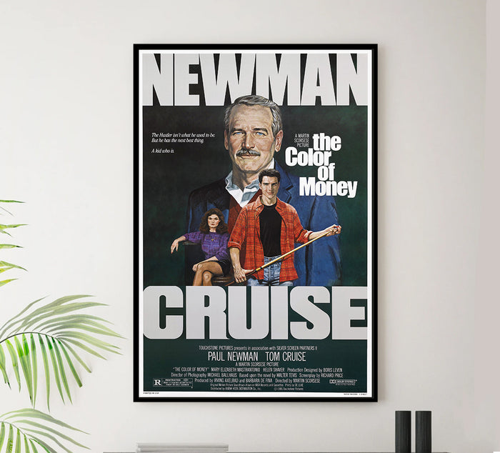 The Color of Money 1986 - Paul Newman - US - Classic Movie Poster