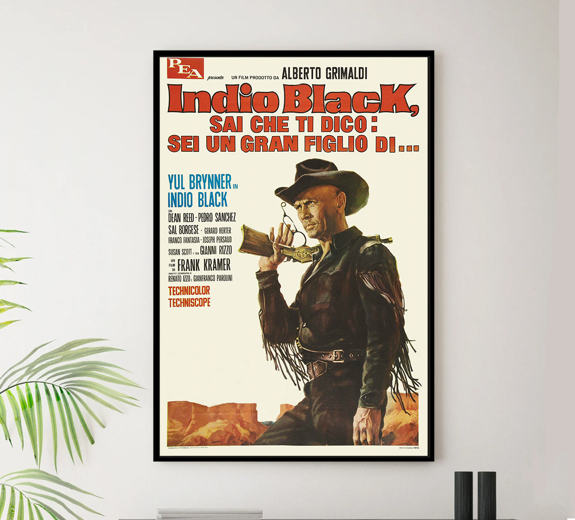Indio Black, sai che ti dico Sei un gran figlio di...mo... 1970 - Italy - v1 - Classsic Movie Poster
