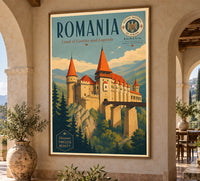 Romania - Tourism - v1 - Vintage Travel Poster