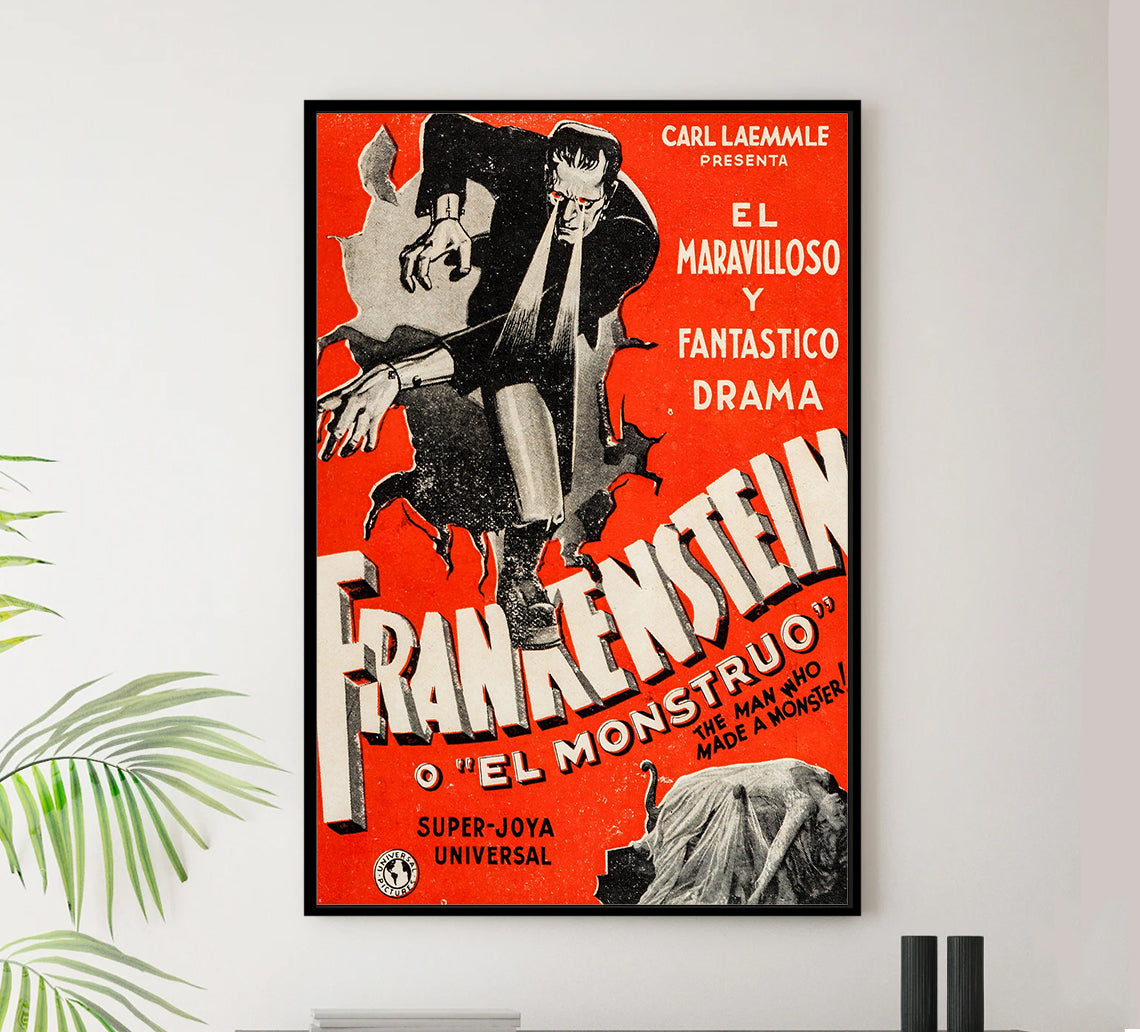 Frankenstein 1931 - Cuba - v1 - Classic Movie Poster