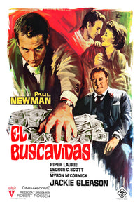 The Hustler 1961 - Paul Newman - Spain - Classic Movie Poster