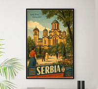 Serbia - Tourism - v1 - Vintage Travel Poster