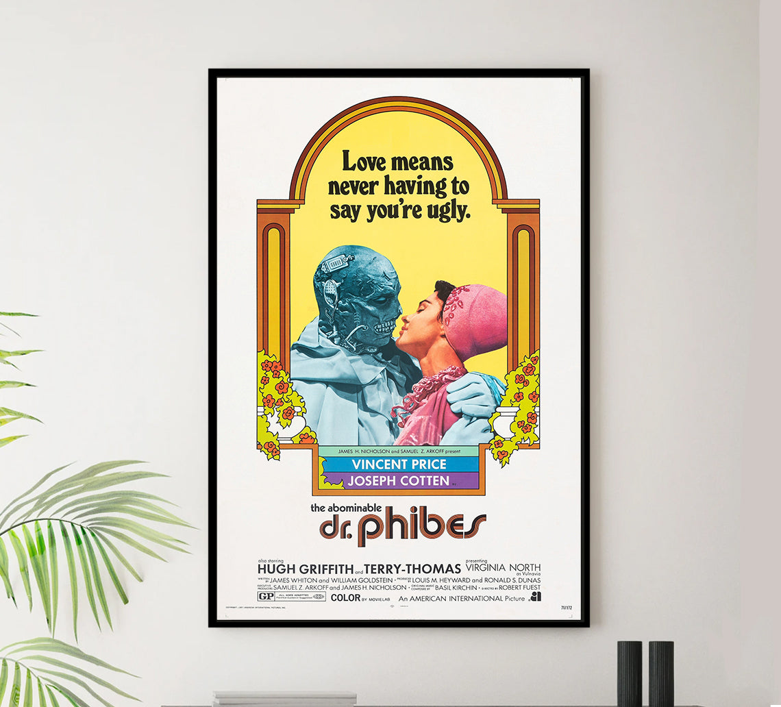 The Abominable Dr. Phibes 1971 - US - v1 - Classic Movie Poster
