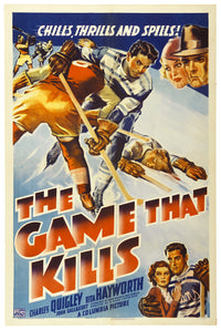 The Game That Kills 1937 - Rita Hayworth - US - Classic Movie Poster