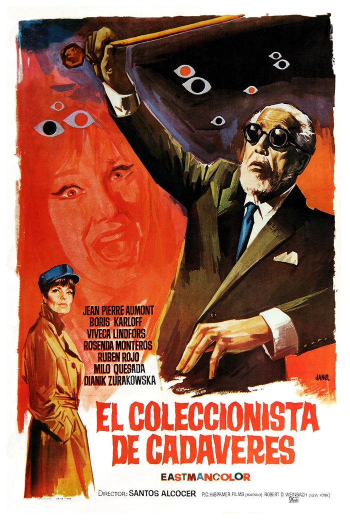El coleccionista de cadáveres 1968 - Spain - v1 - Classic Movie Poster