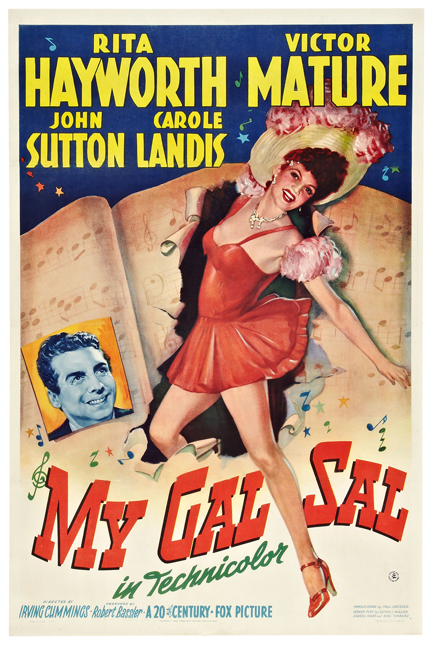 My Gal Sal 1942 - Rita Hayworth - US - Classic Movie Poster