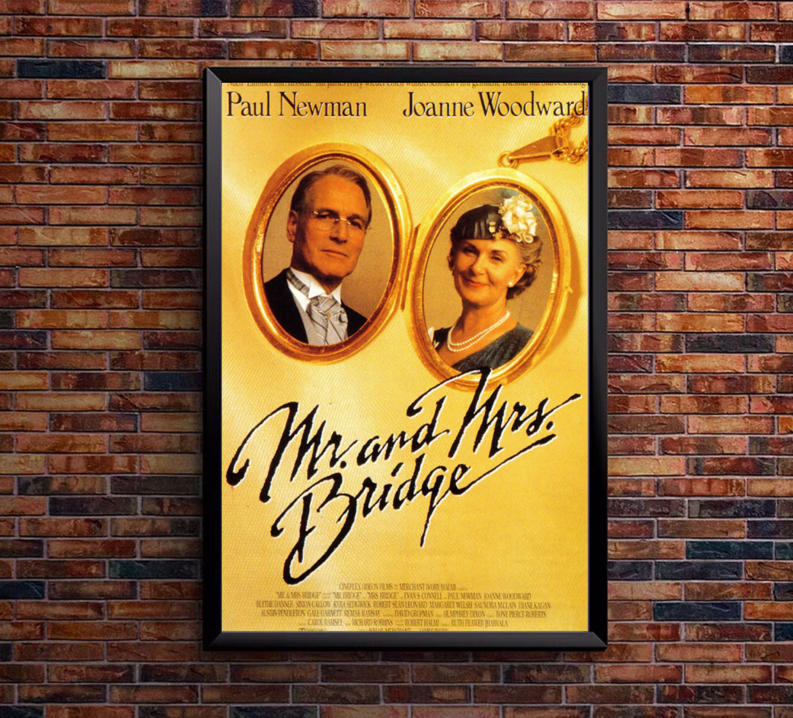 Mr. & Mrs. Bridge 1990 - Paul Newman - Germany - Classic Movie Poster