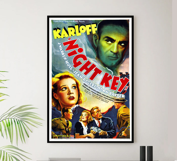 Night Key 1937 - US - v1 - Classic Movie Poster