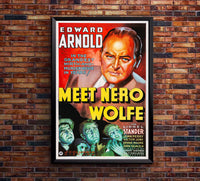Meet Nero Wolfe 1936 - Rita Hayworth - US - Classic Movie Poster
