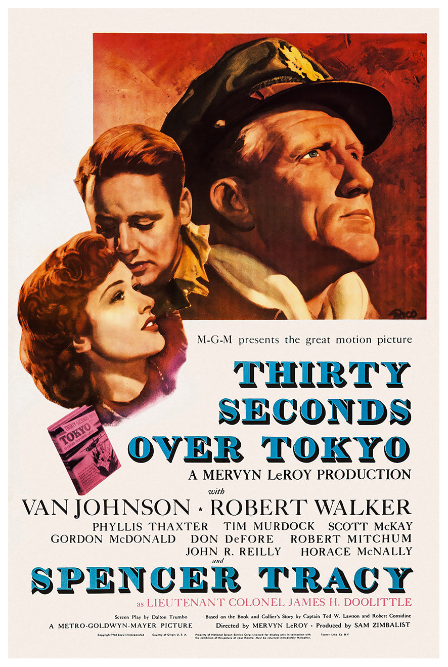 Thirty Seconds Over Tokyo 1944 - US - v1 - Classic Movie Poster