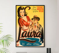 Laura 1944 - Denmark - v1 - Classic Movie Poster