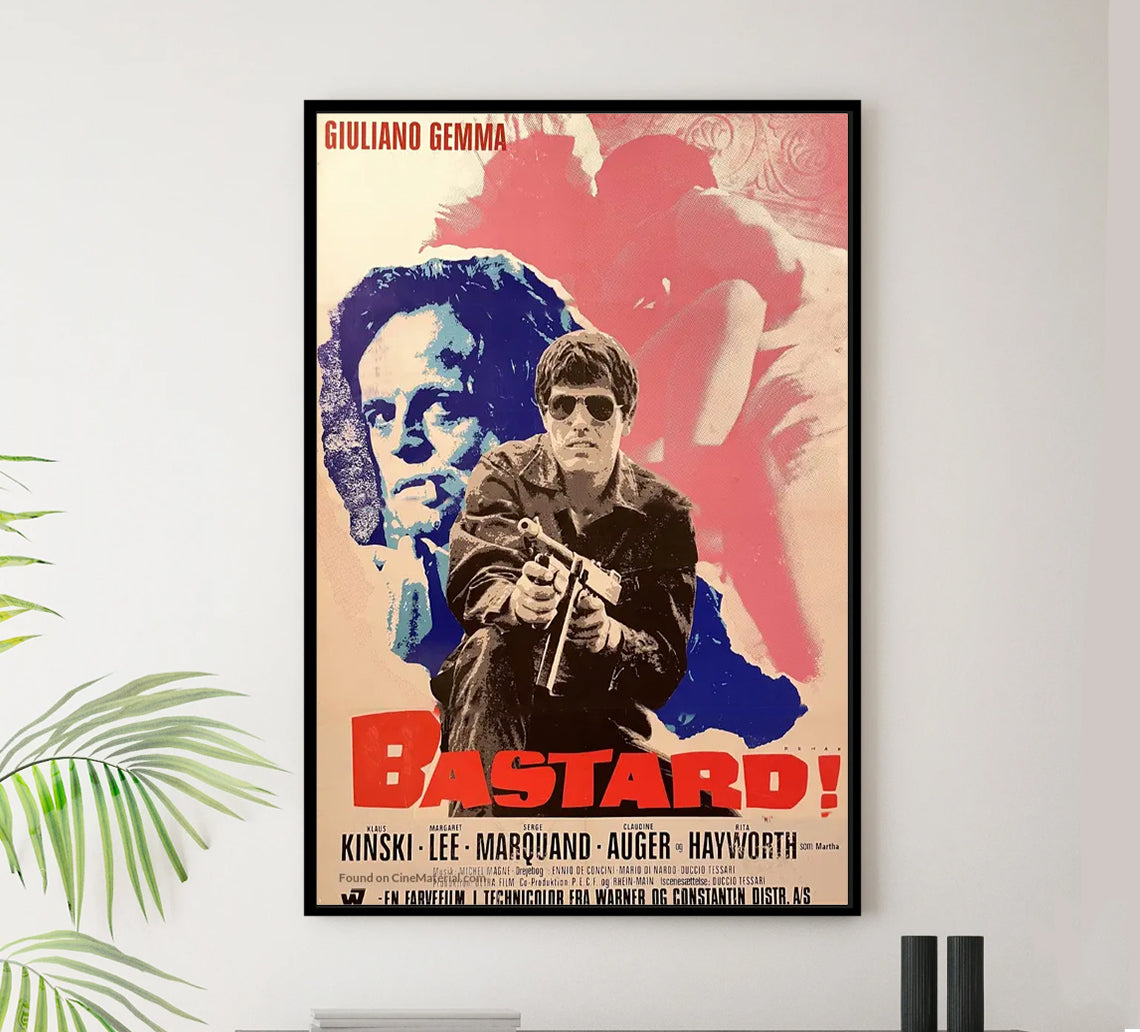 I bastardi 1968 - Rita Hayworth - Denmark - Classic Movie Poster