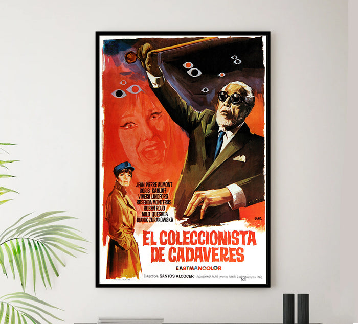El coleccionista de cadáveres 1968 - Spain - v1 - Classic Movie Poster